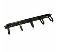 1U Universal Data Cabinet 19 Inch Cable Management Bar With 5 Rings [007459]