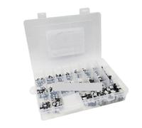 1uF~1000uF 6.3V-50V 400PCS 24Value SMD Aluminum Electrolytic Capacitors Assortment Kit Box