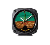1UTech Alarm Clock with Aircraft Cockpit Instrument Face (Attitude)