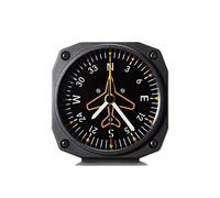 1UTech Alarm Clock with Aircraft Cockpit Instrument Face (Heading)