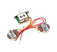 1V 1T Wiring Kit 3 Way A500K Wiring Harness Prewired Guitar Hareness For Electric Guitar Bass Repair Replacement Preamp Circuit Preamp Circuit Active Harness Kit Prewired Electronics