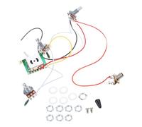 1V 1T Wiring Kits 3 Way 500K Wiring Harness Prewired Guitar Hareness For Electric Guitar Bass Repair Replacement