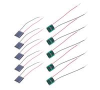 1V 85MA Solar Panel with Wire Dripping Glues Plate Systems Module Panel Polycrystalline Silicon Board Polysilicon Board Systems Module for Battery Power Charging