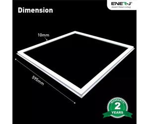 1Wall Ener - J Led Borderline Panel 600mm X 600mm 40W 4000 Lumens Cct Switchable White