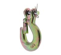 1x 1/4" G70 Steel Clevis Winch Hook Heavy Duty Zinc Plated Alloy