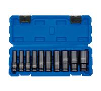 1x 10 Piece Draper 1/2" Square Drive Metric Deep Impact Socket Set