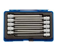 1x 10 Piece Draper 3/8" Square Drive 150mm Long Draper TX-Star Socket Bit Set
