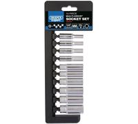 Draper 50048 1/4-Inch Metric Multi-Drive Deep Socket 10 Piece Set , Blue