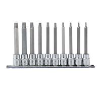 1x 10 Piece Draper Square Drive TX-Star Plus Socket Bit Set - 16340