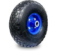 1x 11" 4.00-4 20mm Bore 2PR 280X90 Pneumatic Wheelbarrow Wheels Sack Truck Trolley Wheel Puncture Resistant Tyre Complete for Garden heavy duty Trolley Barrow Truck Replacement Wheelbarrow Wheel