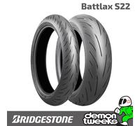 Bridgestone Battlax-s22 54h Tl Sports-touring Tire Black 110 / 70 / R17