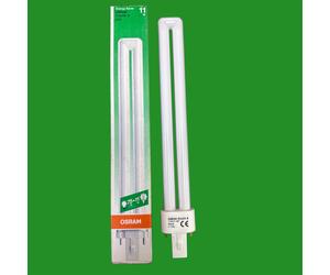 1x 11W Osram G23 2 pin Low Energy CFL PLS Stick Light Bulb 2700K Warm White Lamp