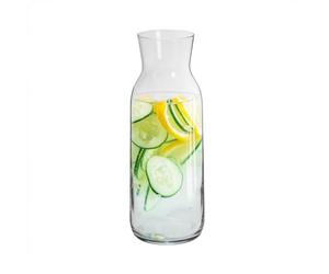 1x 1200ml Glass Water Jug - 'Brocca' Range - Juice Carafe Decanter for Water, Wine, Iced Tea - by Argon Tableware