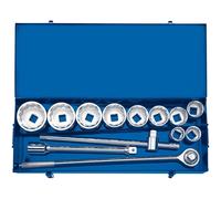 1x 13 Piece Draper 1" Square Drive Metric Socket Set In Metal Case - 16441