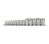 1x 14 Piece Draper Expert Quality 1/4" / 3/8" & 1/2" Square Drive Socket Set