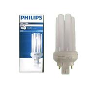 1x 18W Philips GX24q-2, 4 pin, Low Energy CFL Light Bulb 4000K Cool White Lamp [EEK: A]
