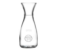 1x 1L Bacchus Glass Carafe Clear Water Wine Decanter Bottle Set