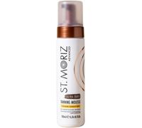 St Moriz Advanced Colour Correcting Tanning Mousse in Ultra Dark | With Hyaluronic Acid, Vitamin B5 & Advanced Skin Care Benefits | Adds Warmth To Deep Skin Tones | Fast-Drying Vegan Fake Tan | 200ml