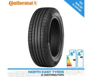 1x 225 55 17 CONTINENTAL PREMIUMCONTACT 5 TOP C/A RATINGS NEW TYRE AUDI (AO) 97Y