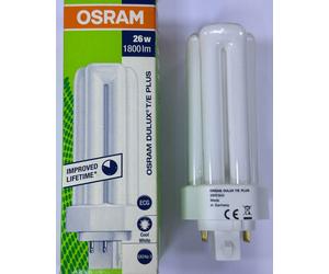 1x 26W OSRAM Dimmable GX24Q-3 CFL Low Energy 4 pin 4000K 840 PLL Light Bulb Lamp