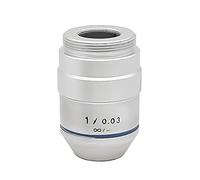 1X 2X Achromatic Objective Lens Infinity Objective for 195 Biological Microscope Accessories with RMS Thread Low Magnification- Microscope Auxiliary Lens (Color : 1X-Infinity)