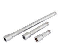 1x 3 Piece 1/2" Square Drive Extension Bar Set - 16426