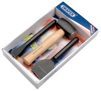 1X 3 Piece Draper Builders Kit Fsc Certified Hickory Handle - 26120