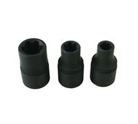 Laser Exhaust Technology Ribe Socket Set 6575 1/2"D 3pc