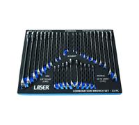 1x 32 Piece Laser Chrome Vanadium Combination Spanner Set