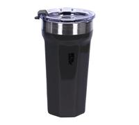 1x 320 ML 10.82 OZ Travel Mug Insulated Coffee Cup With Leakproof Lid Vacuum Insulation Steel Thermal Mug Coffee Tumbler Sipper Hot Cold Water Tea Camping Car Office (Grey)