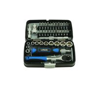 1x 38 Piece Laser Chrome Vanadium 1/4" Drive Socket & Bit Set