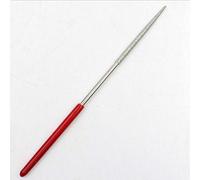 1x 3mm x 140mm Round Diamond Needle File 150 Grit for Metal Glass Stone Red