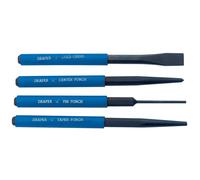1x 4 Piece Draper Chisel And Punch Set - 26559