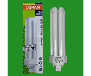 1x 42W =200W OSRAM Low Energy GX24Q-4 4 pin 4000K Lamp Cool White 840 Light Bulb