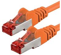 1x 50m - Cat 6 network cable patch cable Cat6 RJ45 SFTP - orange