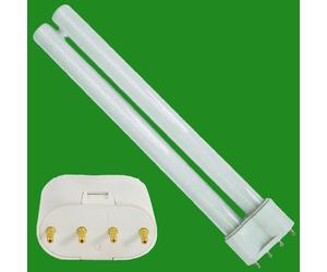 1x 55W OSRAM DIMMABLE 2G11 4 Pin Light Bulb PLL CFL 840 4000K Cool White Lamp