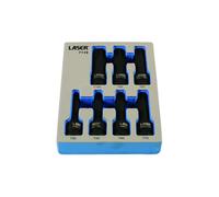 1x 7 Piece Laser 1/2" Drive Star Impact Bit Set