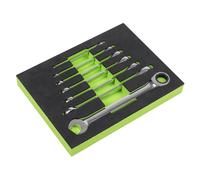 Siegen by Sealey 7pc Combination Ratchet Spanner Set - S01142