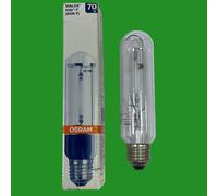 1x 70W OSRAM Clear HPS High Pressure Sodium SON Tube Light Bulb ES E27 VIALOX