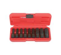 KS Tools 515.1050 Impact Socket Set ETX (9 Pieces) 1/2-inch E10-E24
