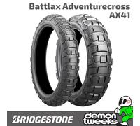 Bridgestone Ax41f 54q Tl M/c Off-road Front Tire Black 90 / 90 / R21