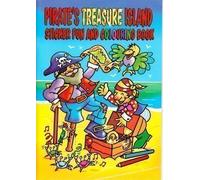 1X BIG A4 PIRATES TREASURE ISLAND STICKER FUN & COLOURING BOOKS