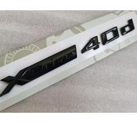 1x Black XDrive 40d Xdrive40d Emblem Badge Sticker for X1 X3 X4 X5 X6 Suitable for BMW
