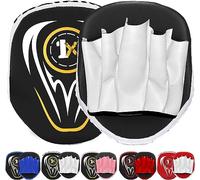 1x Boxing Focus Pads Punching Mitts - Hook & Jab - Kids & Beginners - Boxing, Kickboxing, MMA, Karate, Muay Thai, Taekwondo