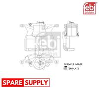 1X BRAKE CALIPER FOR VW BORA EOS GOLF FEBI BILSTEIN 178061 FITS REAR AXLE LEFT