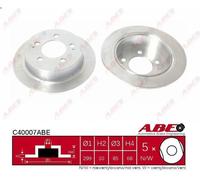 1X Brake disc ABE C40007ABE for SSANGYONG KYRON 2 2005-2014