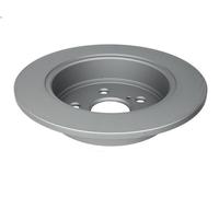 2x Brake disc solid 24.0110-0320.1 ATE for TOYOTA COROLLA Verso