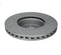 1X Brake disc ATE 24.0128-0100.1 MERCEDES-BENZ C-CLASS (W204) 2.2 2008-2014