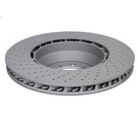 1X Brake disc ATE 24.0128-0196.1 for PORSCHE 911 (991) 3 2015-2019