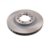 Blue Print Pair of Internally Vented Painted Brake Disc Rotor ADC44348 FRONT